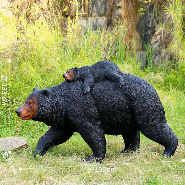 Bear Fiberglass Sculpture