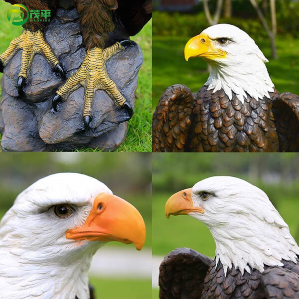 Eagle Fiberglass Sculpture - Image 2