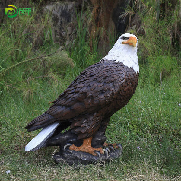 Eagle Fiberglass Sculpture - Image 3