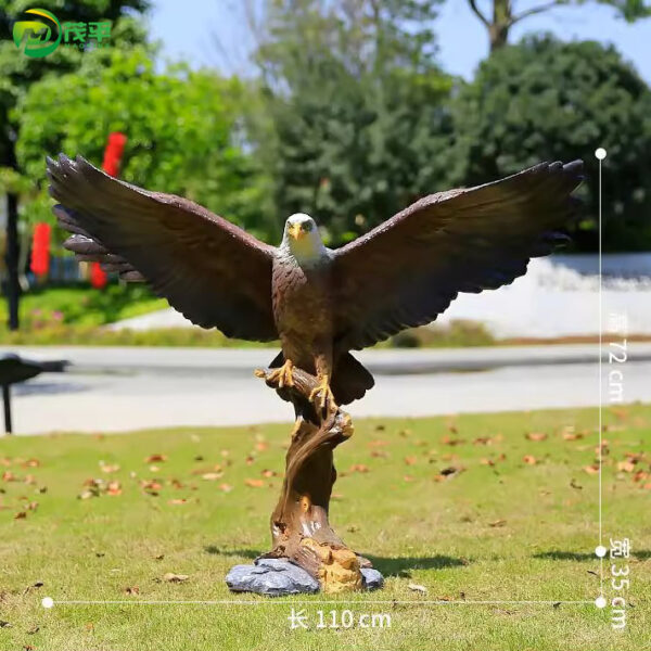 Eagle Fiberglass Sculpture - Image 4