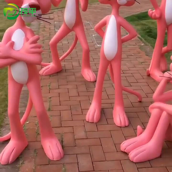 Pink Panther sculpture - Image 5