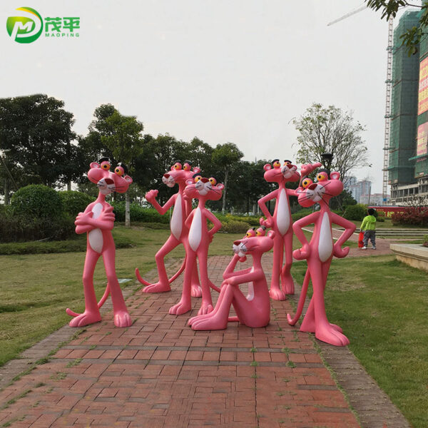 Pink Panther sculpture - Image 2