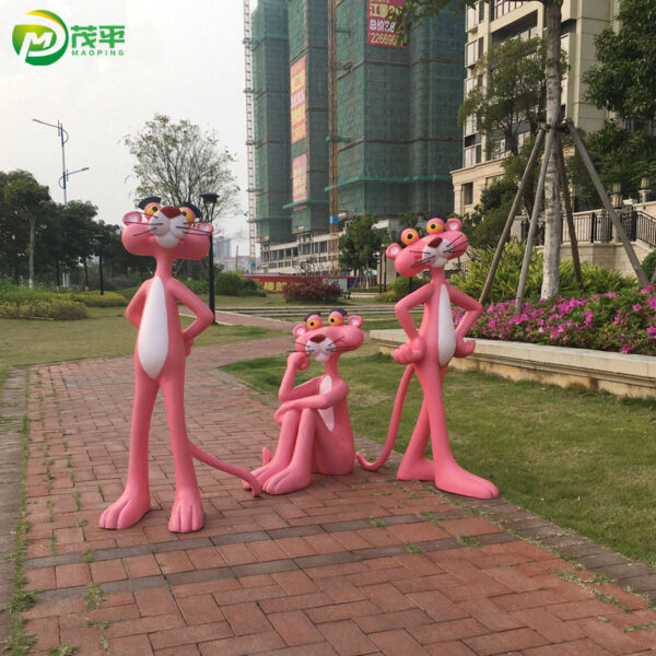 Pink Panther sculpture - Image 3