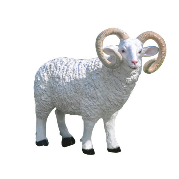 Fiberglass sheep sculpture - Image 6