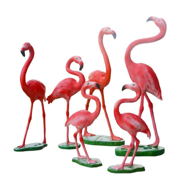 Flamingo fiberglass sculpture - Image 5