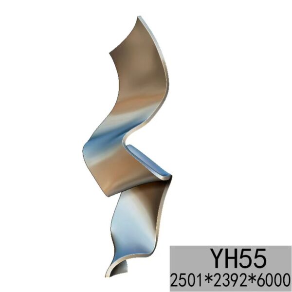 Abstract Stainless Steel Ornaments—YH55