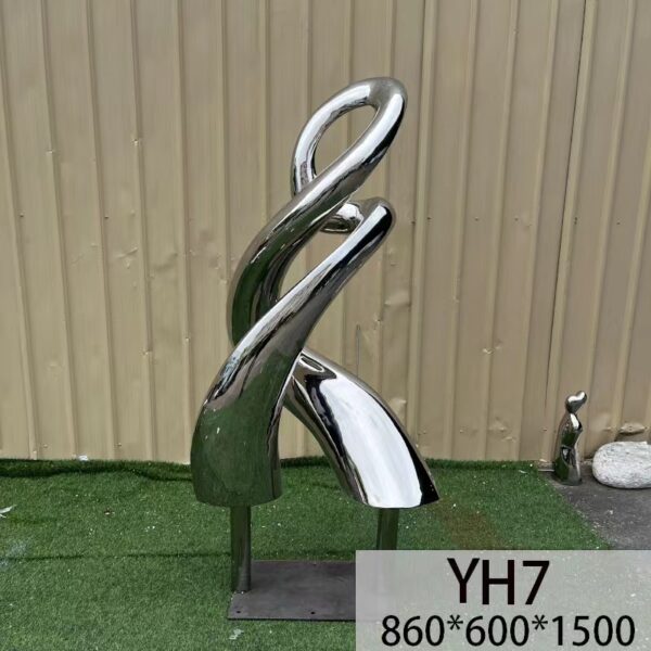 Abstract Stainless Steel Ornaments—YH7