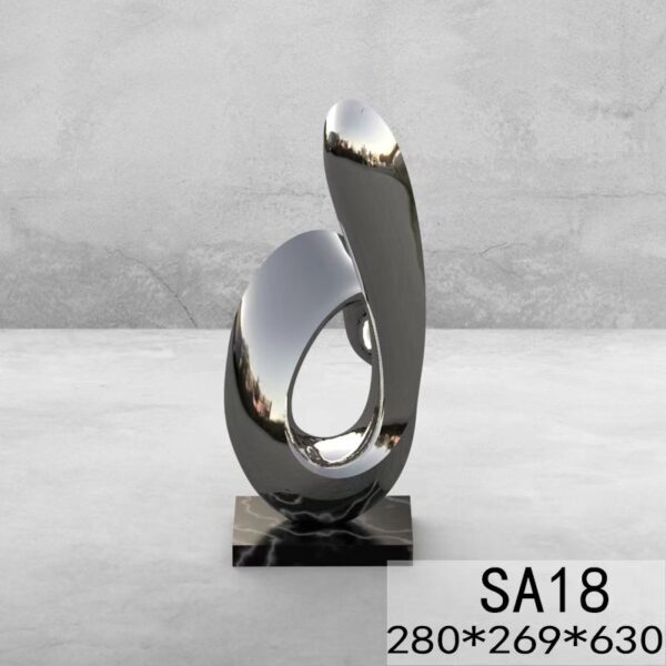 Abstract Stainless Steel Ornaments—SA18