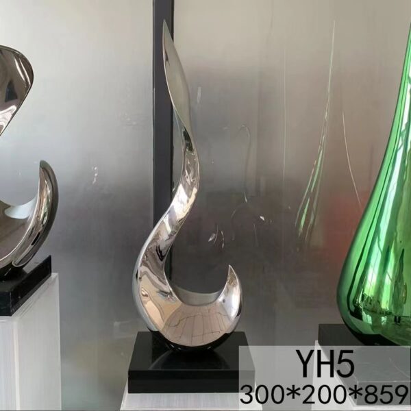 Abstract Stainless Steel Ornaments—YH5