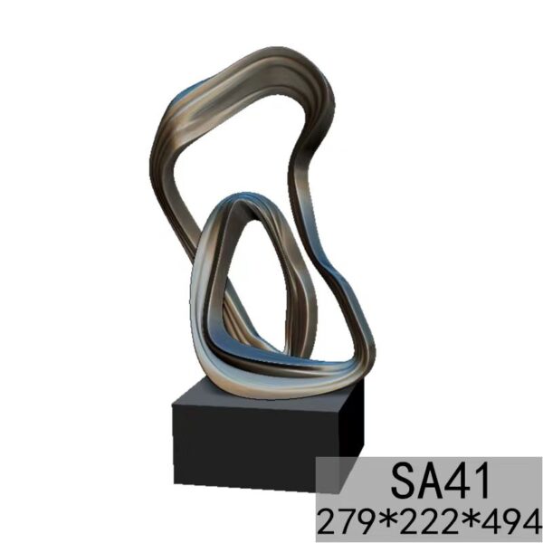 Abstract Stainless Steel Ornaments—SA41