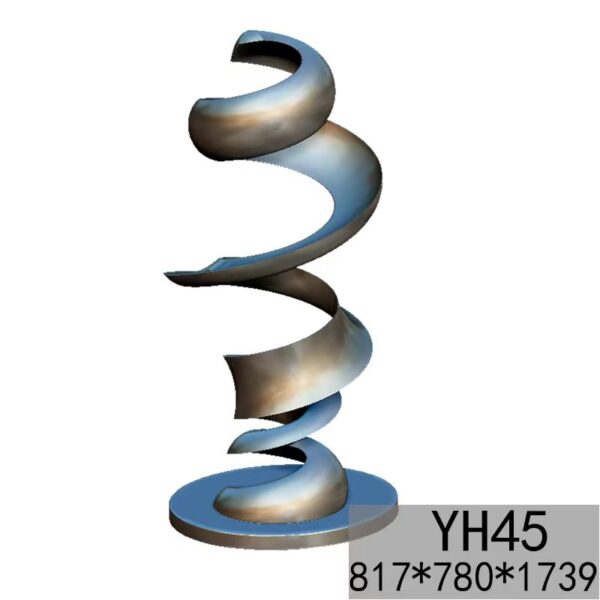 Abstract Stainless Steel Ornaments—YH45