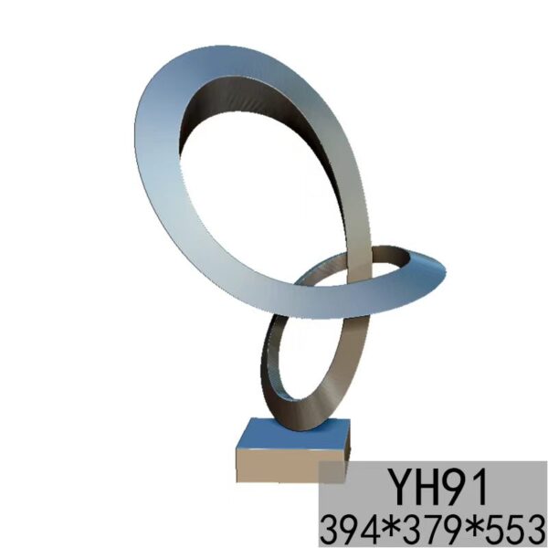 Abstract Stainless Steel Ornaments—YH91