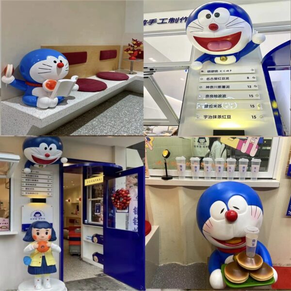 Doraemon Fibreglass Sculpture - Image 4