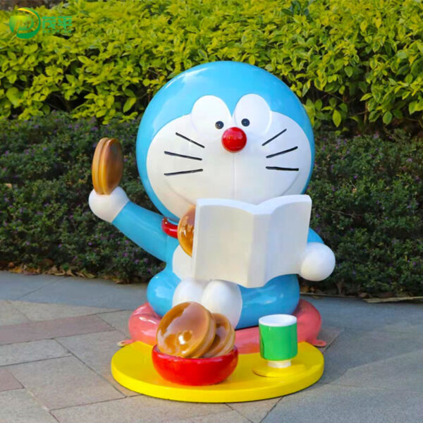 Doraemon Fibreglass Sculpture - Image 5