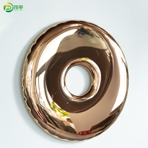 Rose gold donut wall decoration - Image 2