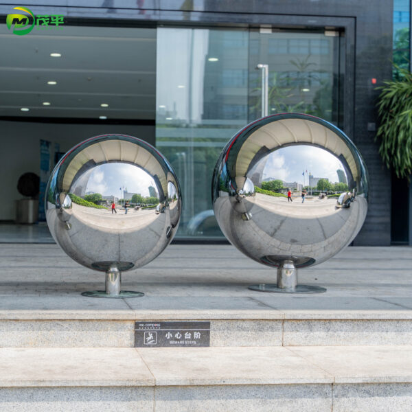 Stainless Steel Decorative Sphere - Image 2