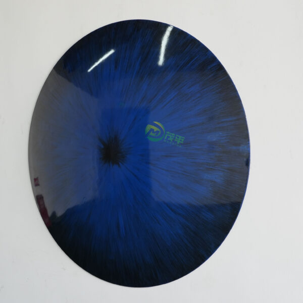 Blue Convex Stainless Steel Wall Decoration - Image 3
